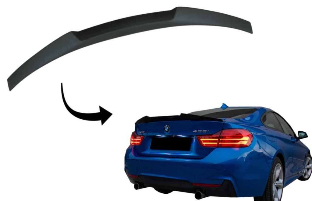 Βλησαρούλης Car Center - Trunk Spoiler suitable for BMW 4 Series Coupe F32 (2013-up) M4 CSL Design Matte Black