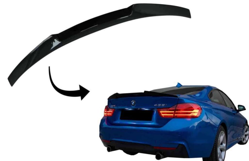 Βλησαρούλης Car Center - Trunk Spoiler suitable for BMW 4 Series Coupe F32 (2013-up) M4 CSL Design Piano Black