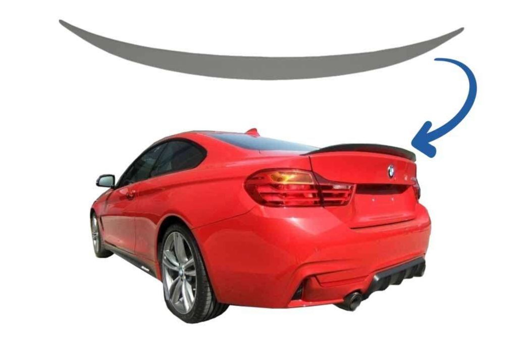 Βλησαρούλης Car Center - Trunk Spoiler suitable for BMW 4 Series F32 (2013-up) M4 Design