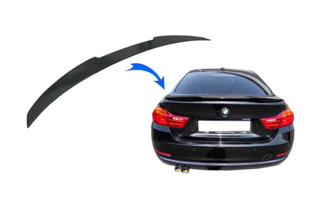 Βλησαρούλης Car Center - Trunk Spoiler suitable for BMW 4 Series Gran Coupe F36 (2014-up) M4 CSL Design Piano Black