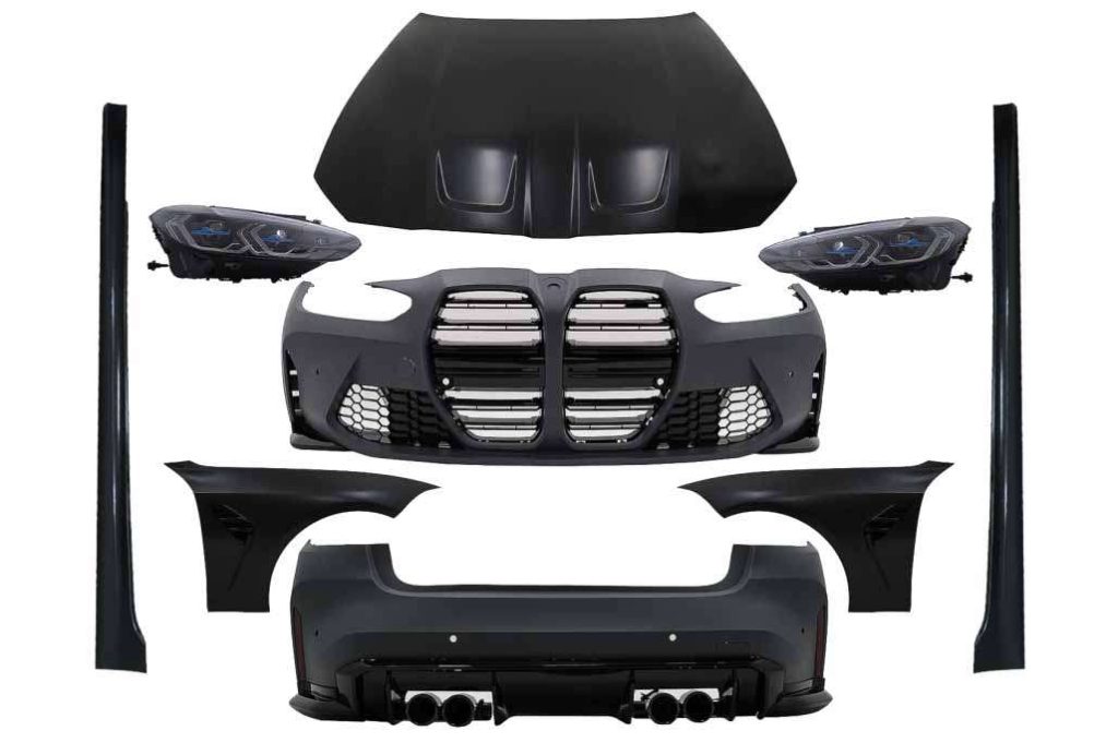 Βλησαρούλης Car Center - Wide Body Kit suitable for BMW 3 Series G20 Sedan (2018-2022) Conversion to G80 M3