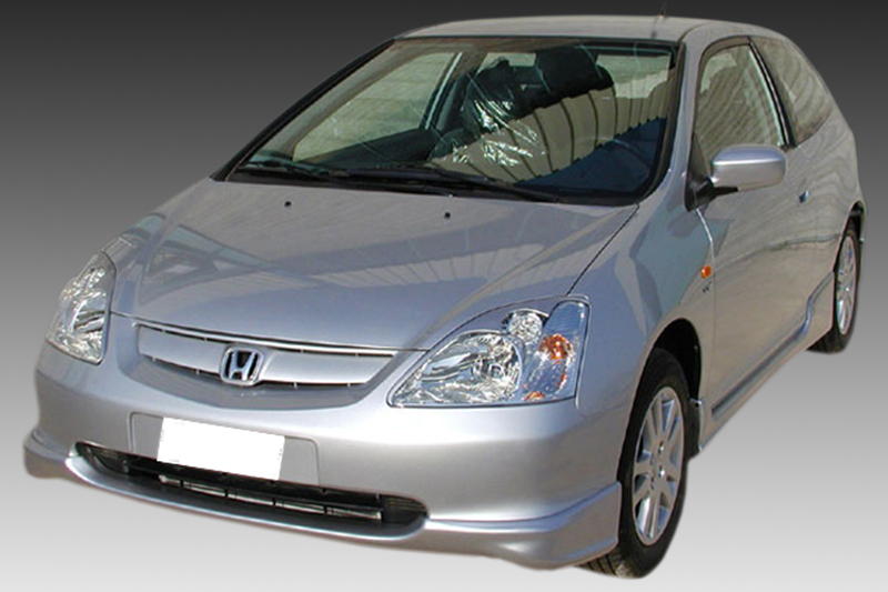 Βλησαρούλης Car Center - Εμπρός Σπόιλερ Honda Civic Mk7 Hatchback (2001-2005) motordromedesign