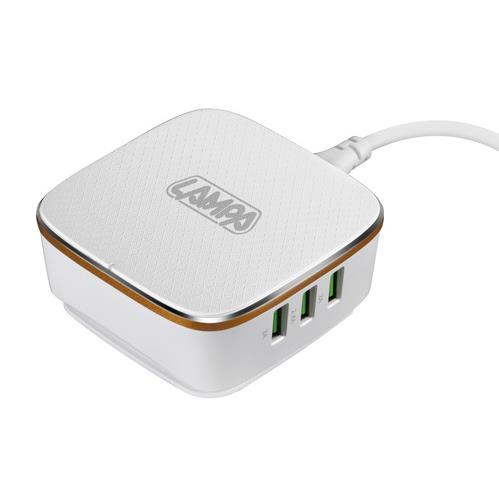 Βλησαρούλης Car Center - Lampa ΦΟΡΤΙΣΤΗΣ POWER STATION 230V 7000mA ΜΕ 6 ΘΥΡΕΣ USB ΚΑΙ ΚΑΛΩΔΙΟ 100cm 82x82x35mm ΧΕL3894.6