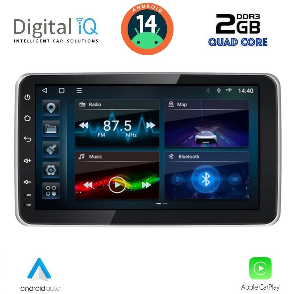Βλησαρούλης Car Center - DIGITAL IQ BLD 1935_CPA (9″ 1DIN) MULTIMEDIA TABLET