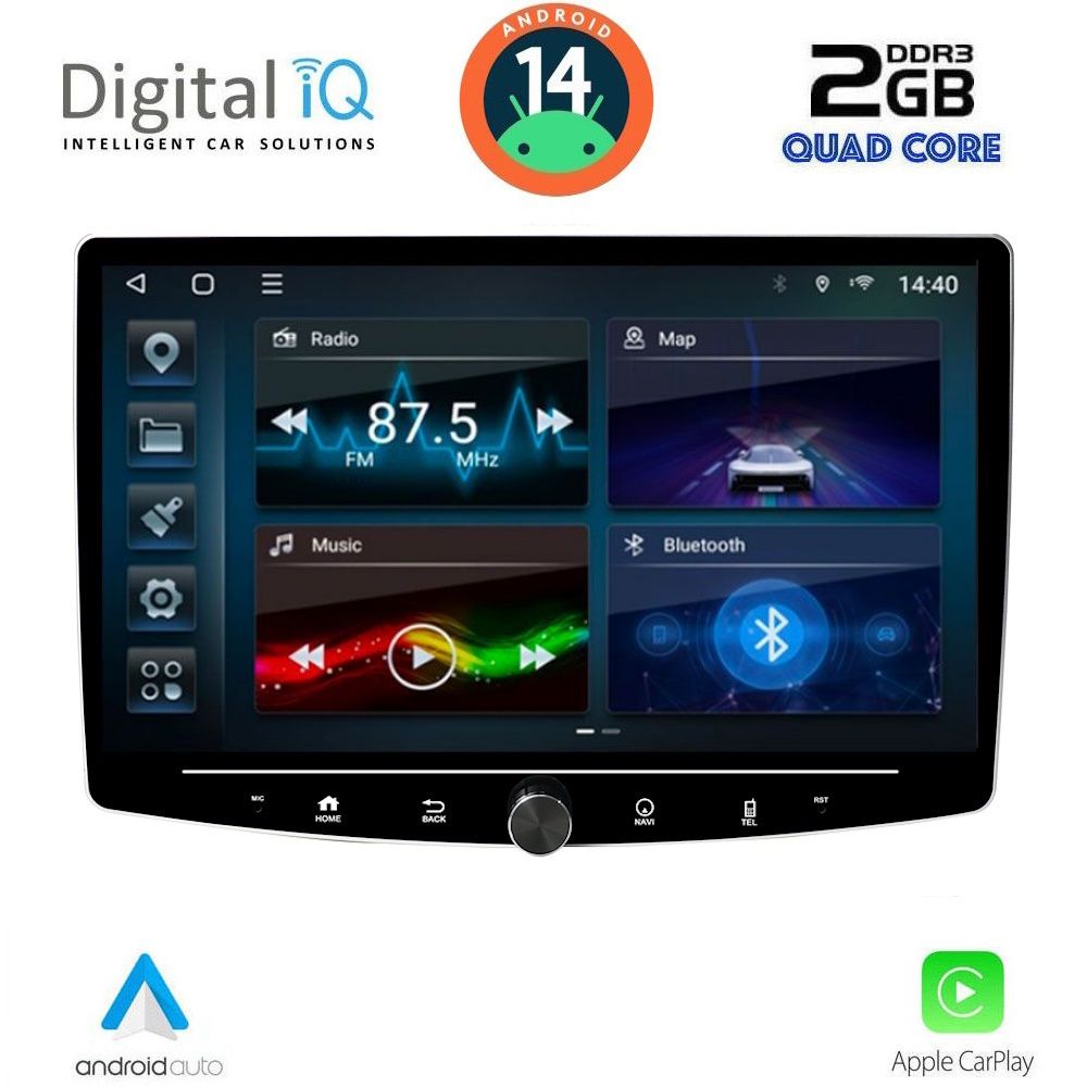 Βλησαρούλης Car Center - DIGITAL IQ BLD 1940_CPA (10.1″ 1DIN) MULTIMEDIA TABLET