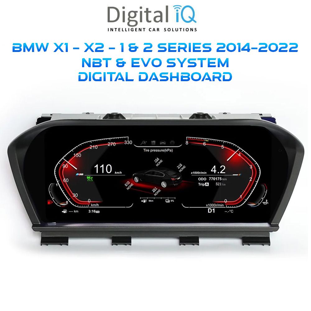 Βλησαρούλης Car Center - DIGITAL IQ DGU 943_IC (10in) BMW 1 & 2 Series - X1 - X2 mod. 2014-2022 DIGITAL DASHBOARD