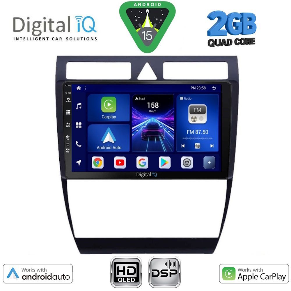 Βλησαρούλης Car Center - DIGITAL IQ BXC 3006_CPAA (9inc) MULTIMEDIA TABLET for AUDI A6 mod. 1998-2005