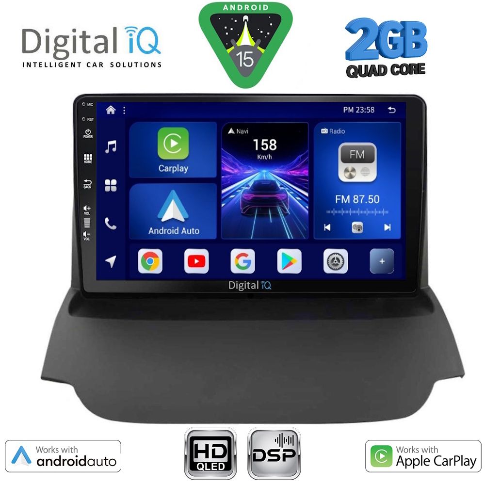 Βλησαρούλης Car Center - DIGITAL IQ BXC 3150_CPAA (9inc) MULTIMEDIA TABLET for FORD ECOSPORT mod. 2012-2018