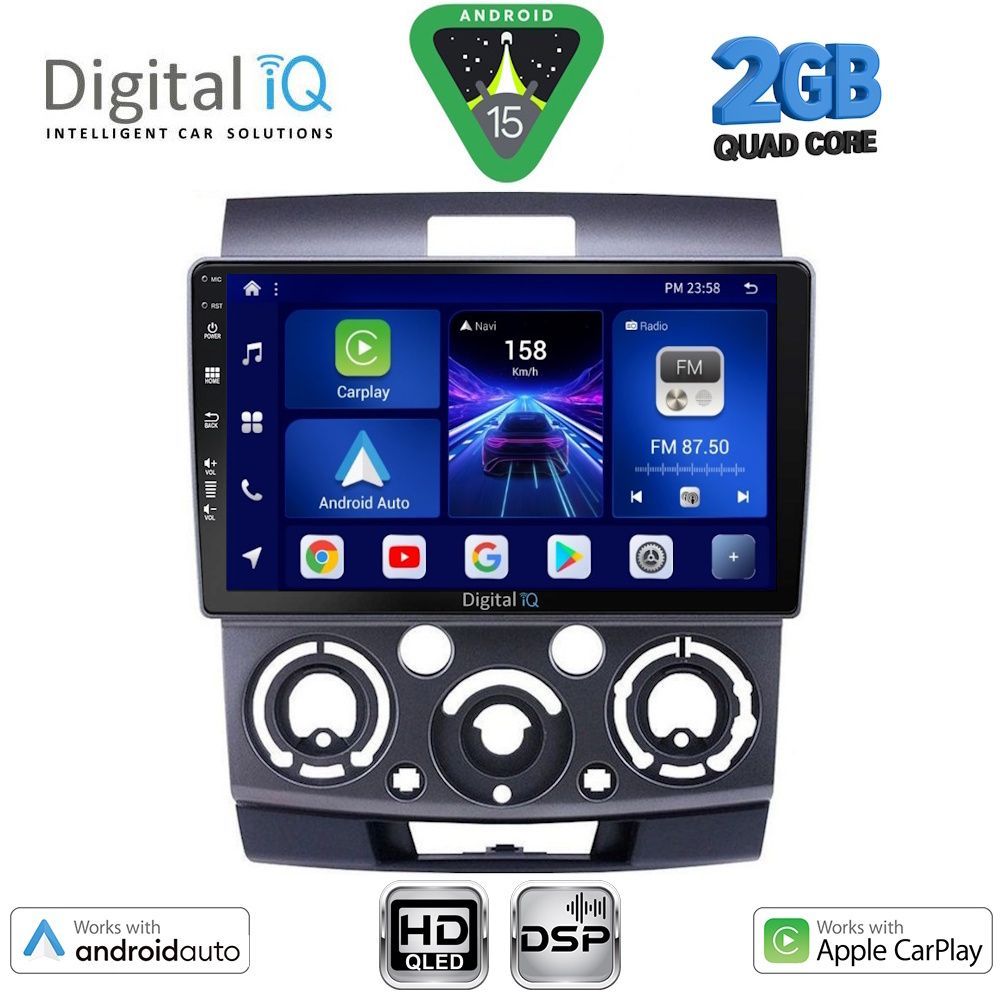 Βλησαρούλης Car Center - DIGITAL IQ BXC 3170_CPAA (9inc) MULTIMEDIA TABLET for FORD RANGER | MAZDA BT50 mod. 2006-2011