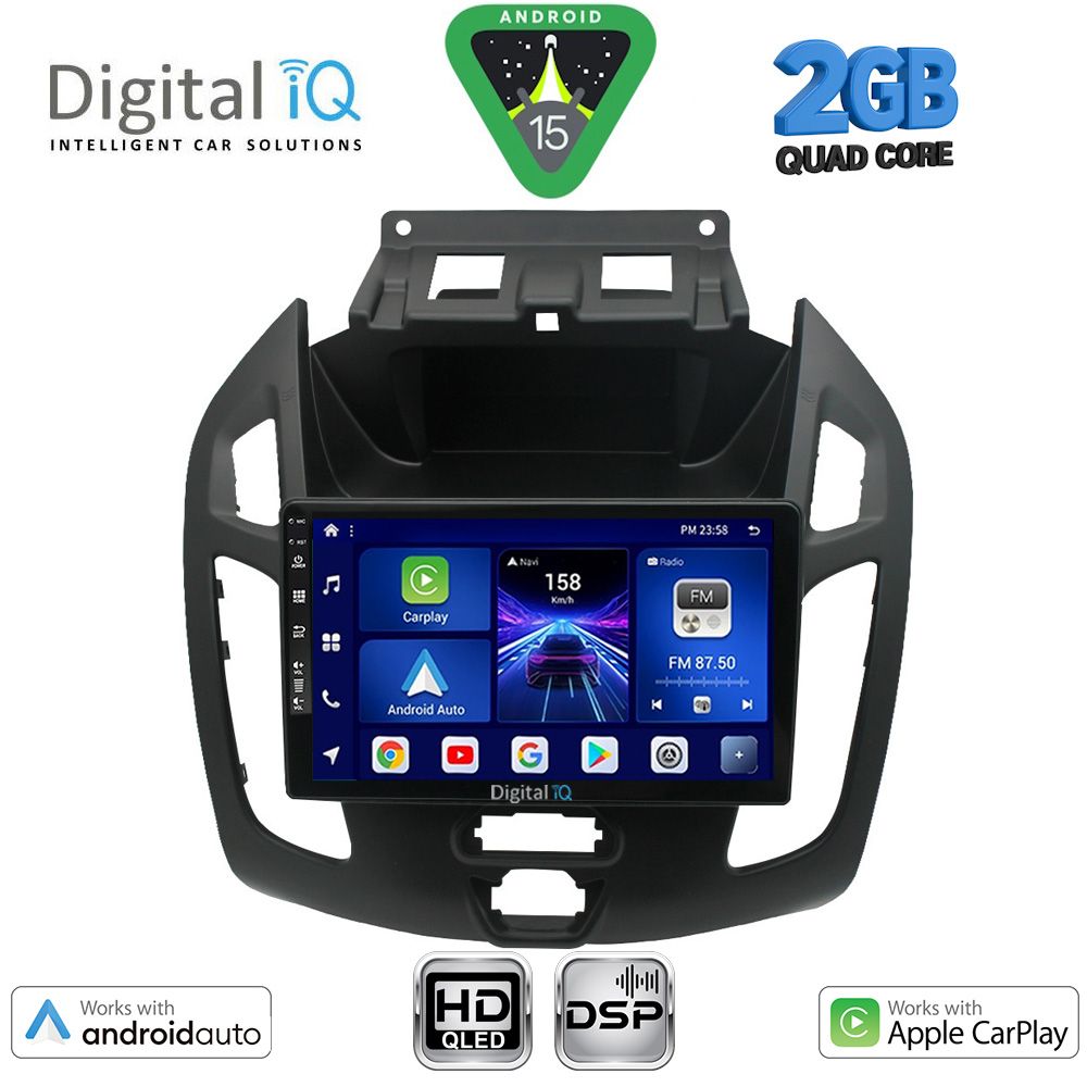 Βλησαρούλης Car Center - DIGITAL IQ BXC 3176_CPAA (9inc) MULTIMEDIA TABLET for FORD TRANSIT CONNECT mod. 2013-2018