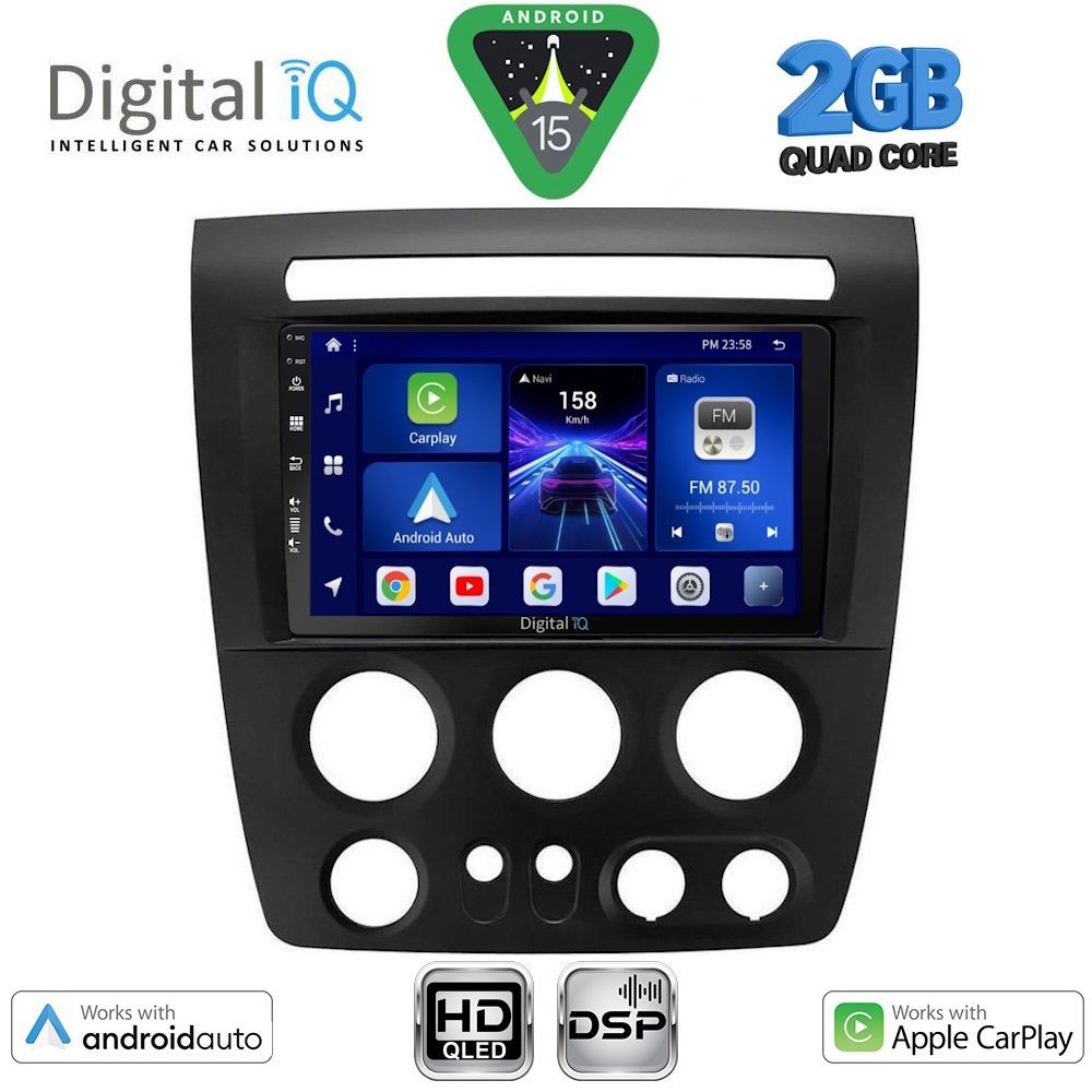 Βλησαρούλης Car Center - DIGITAL IQ BXC 3218_CPAA (9inc) MULTIMEDIA TABLET for HUMMER H3 mod. 2005-2009