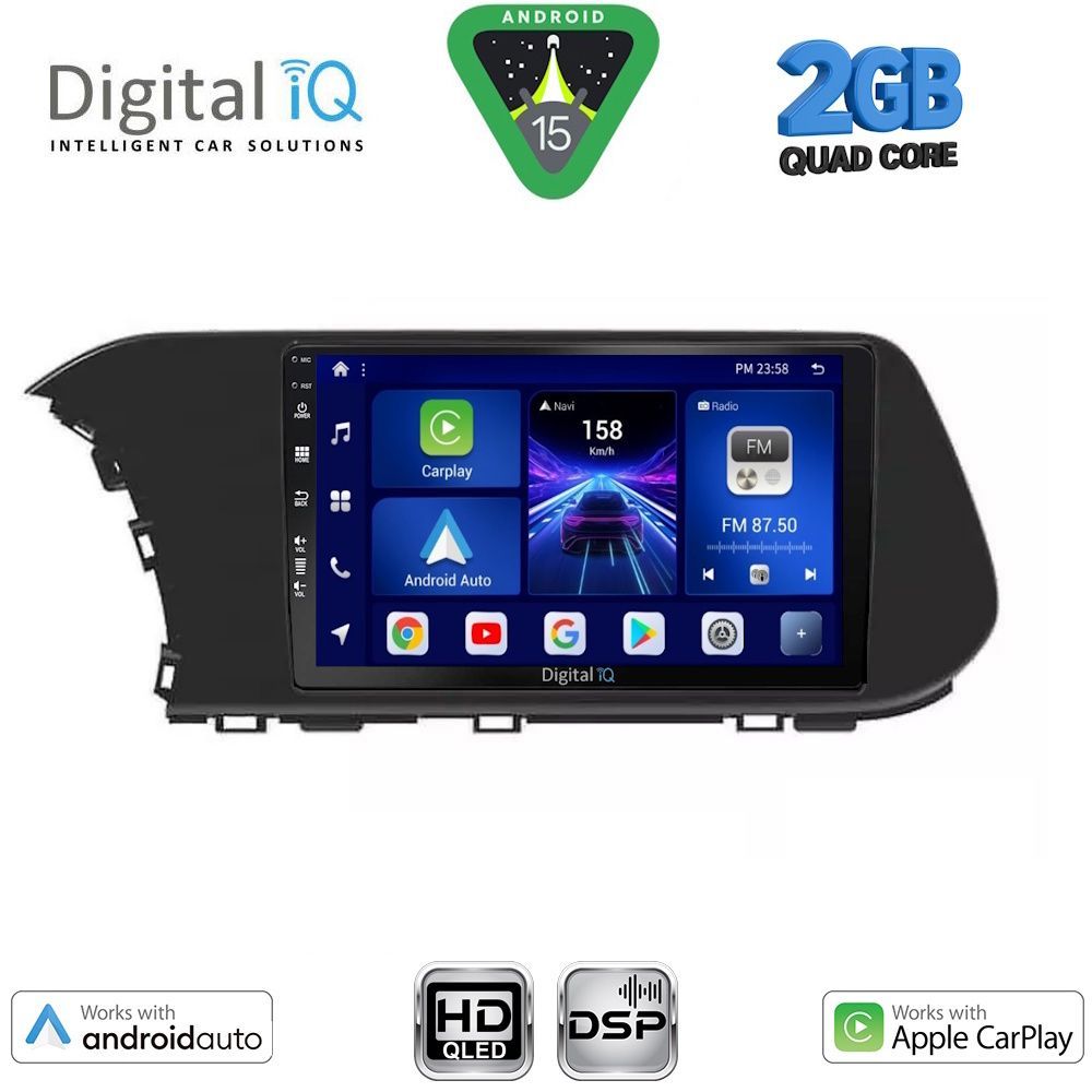 Βλησαρούλης Car Center - DIGITAL IQ BXC 3220_CPAA (10inc) MULTIMEDIA TABLET for HYUNDAI i20 mod. 2021>