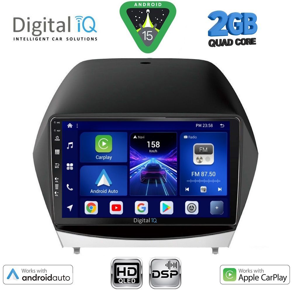 Βλησαρούλης Car Center - DIGITAL IQ BXC 3235_CPAA (10inc) MULTIMEDIA TABLET for HYUNDAI iX35 mod. 2010-2015
