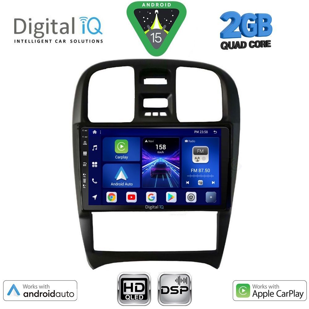 Βλησαρούλης Car Center - DIGITAL IQ BXC 3247_CPAA (9inc) MULTIMEDIA TABLET for HYUNDAI SONATA mod. 2000-2006