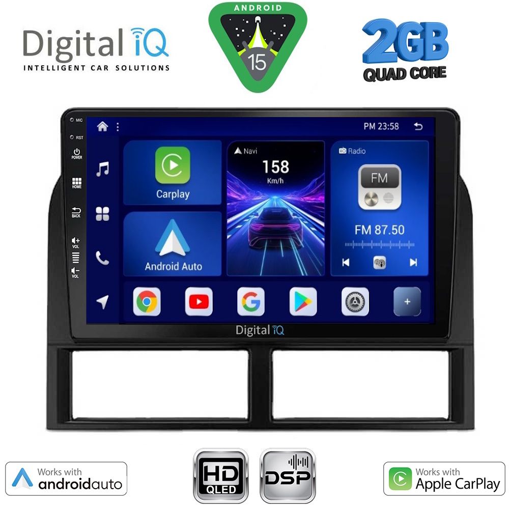 Βλησαρούλης Car Center - DIGITAL IQ BXC 3280_CPAA (9inc) MULTIMEDIA TABLET for JEEP GRAND CHEROKEE mod. 1999-2004