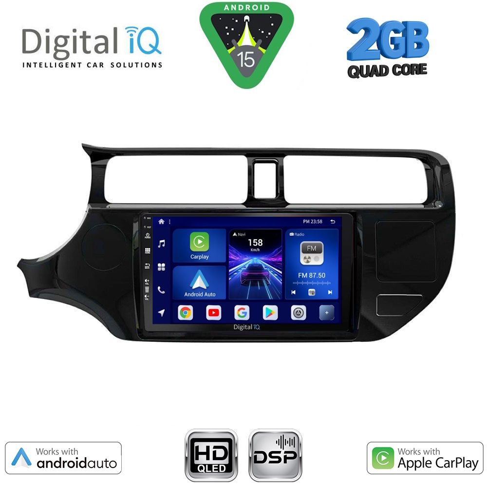 Βλησαρούλης Car Center - DIGITAL IQ BXC 3314_CPAA (9inc) MULTIMEDIA TABLET for KIA RIO mod. 2012-2015
