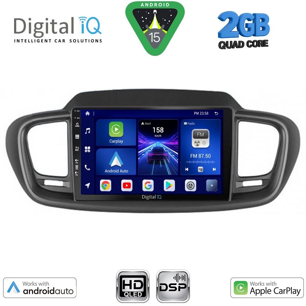 Βλησαρούλης Car Center - DIGITAL IQ BXC 3319_CPAA (10inc) MULTIMEDIA TABLET for KIA SORENTO mod. 2014-2020
