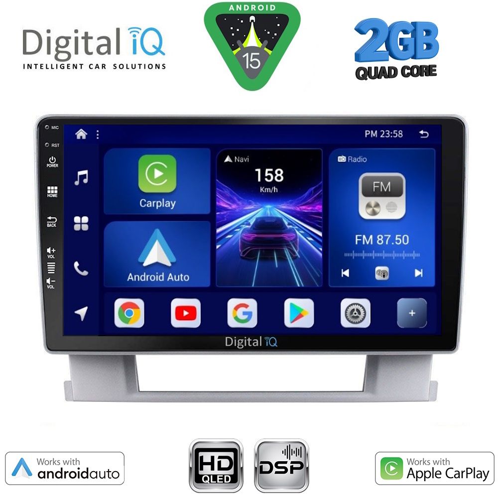 Βλησαρούλης Car Center - DIGITAL IQ BXC 3482_CPAA (9inc) MULTIMEDIA TABLET for OPEL ASTRA J mod.2010-2016