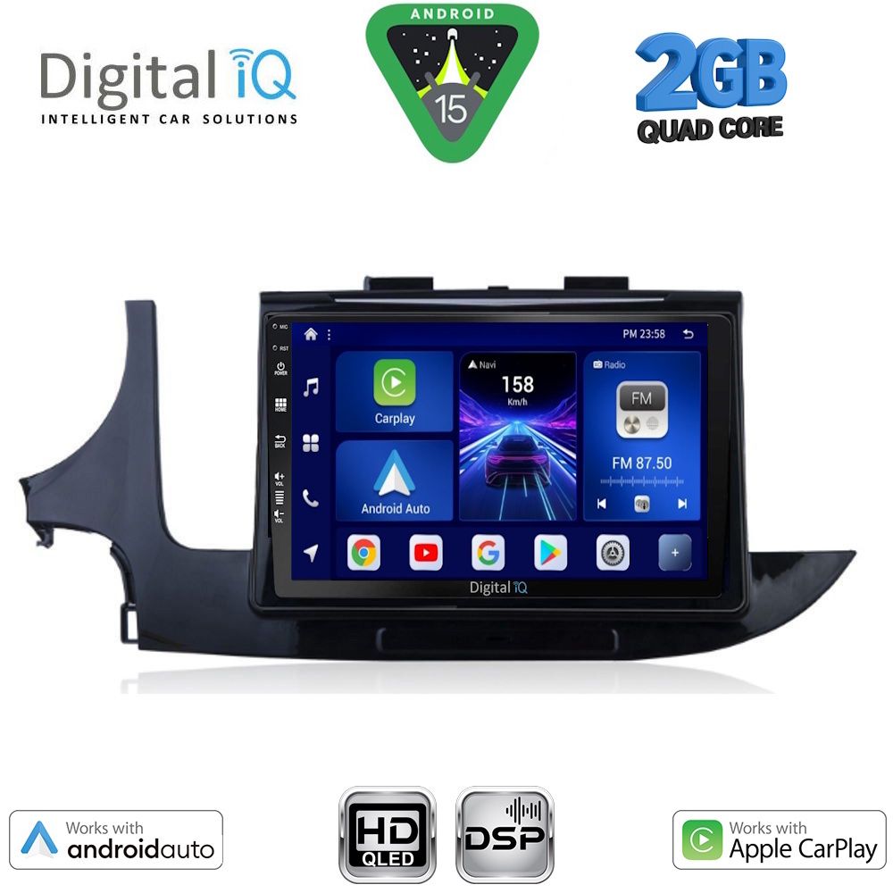Βλησαρούλης Car Center - DIGITAL IQ BXC 3497_CPAA (9inc) MULTIMEDIA TABLET for OPEL MOKKA mod. 2016-2021