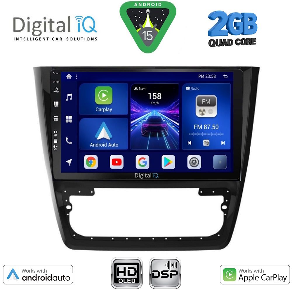 Βλησαρούλης Car Center - DIGITAL IQ BXC 3610_CPAA (10inc) MULTIMEDIA TABLET for SKODA YETI mod. 2014>