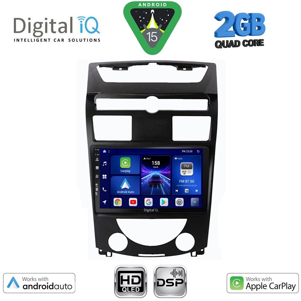 Βλησαρούλης Car Center - DIGITAL IQ BXC 3657_CPAA (10inc) MULTIMEDIA TABLET SSANGYANG REXTON mod. 2006-2015