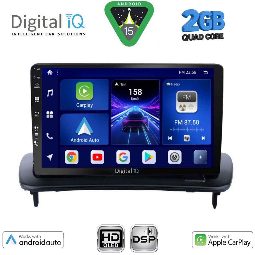 Βλησαρούλης Car Center - DIGITAL IQ BXC 3783_CPAA (9inc) MULTIMEDIA TABLET for VOLVO C30 – S40 mod. 2004-2013