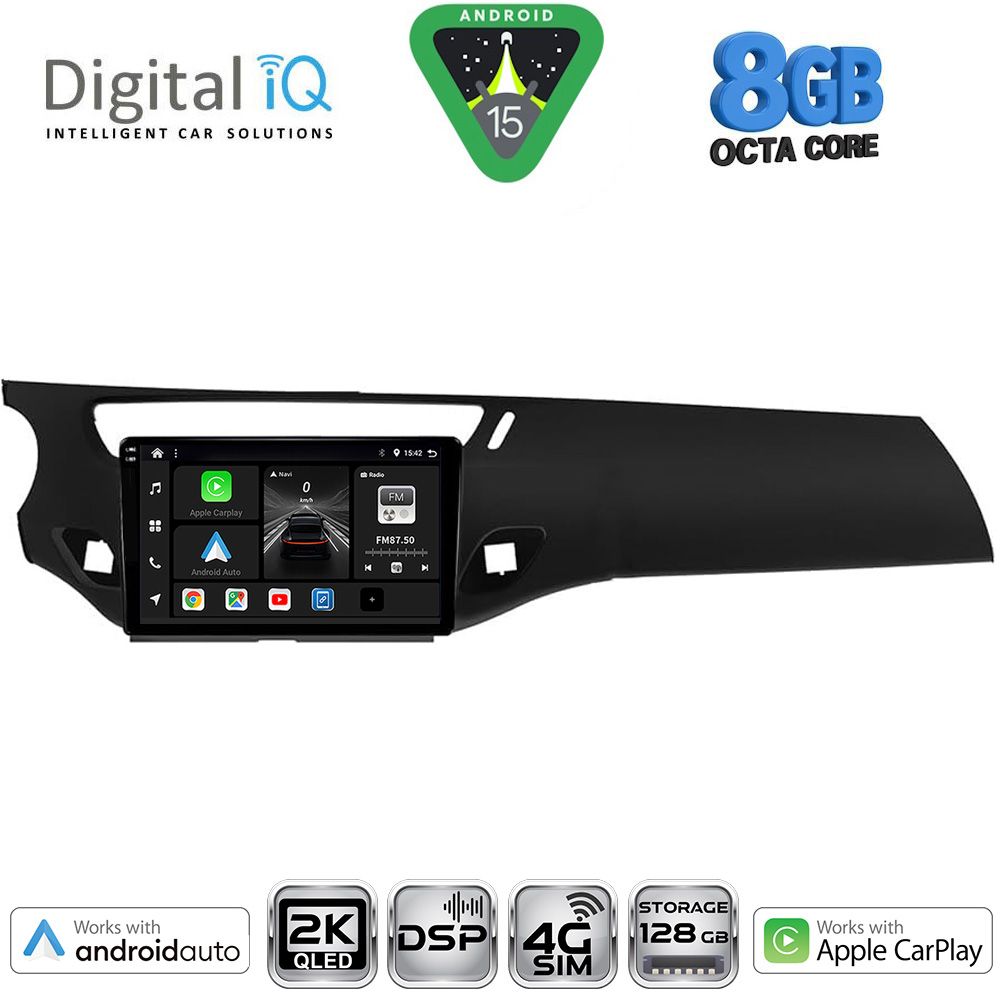 Βλησαρούλης Car Center - DIGITAL IQ BXF 11092BL_CPAA (9inc) MULTIMEDIA TABLET for CITROEN C3 - DS3 mod. 2009-2016 (BLACK)