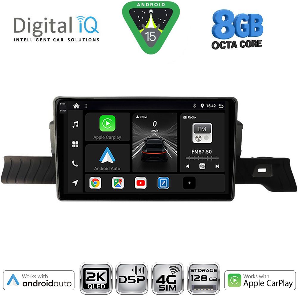 Βλησαρούλης Car Center - DIGITAL IQ BXF 11094_CPAA (9inc) MULTIMEDIA TABLET for CITROEN C3 mod. 2024-2026