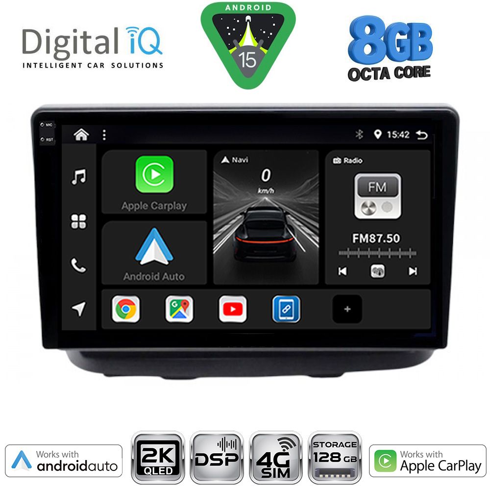 Βλησαρούλης Car Center - DIGITAL IQ BXF 11135_CPAA (10inc) MULTIMEDIA TABLET for FIAT DOBLO mod. 2002-2009