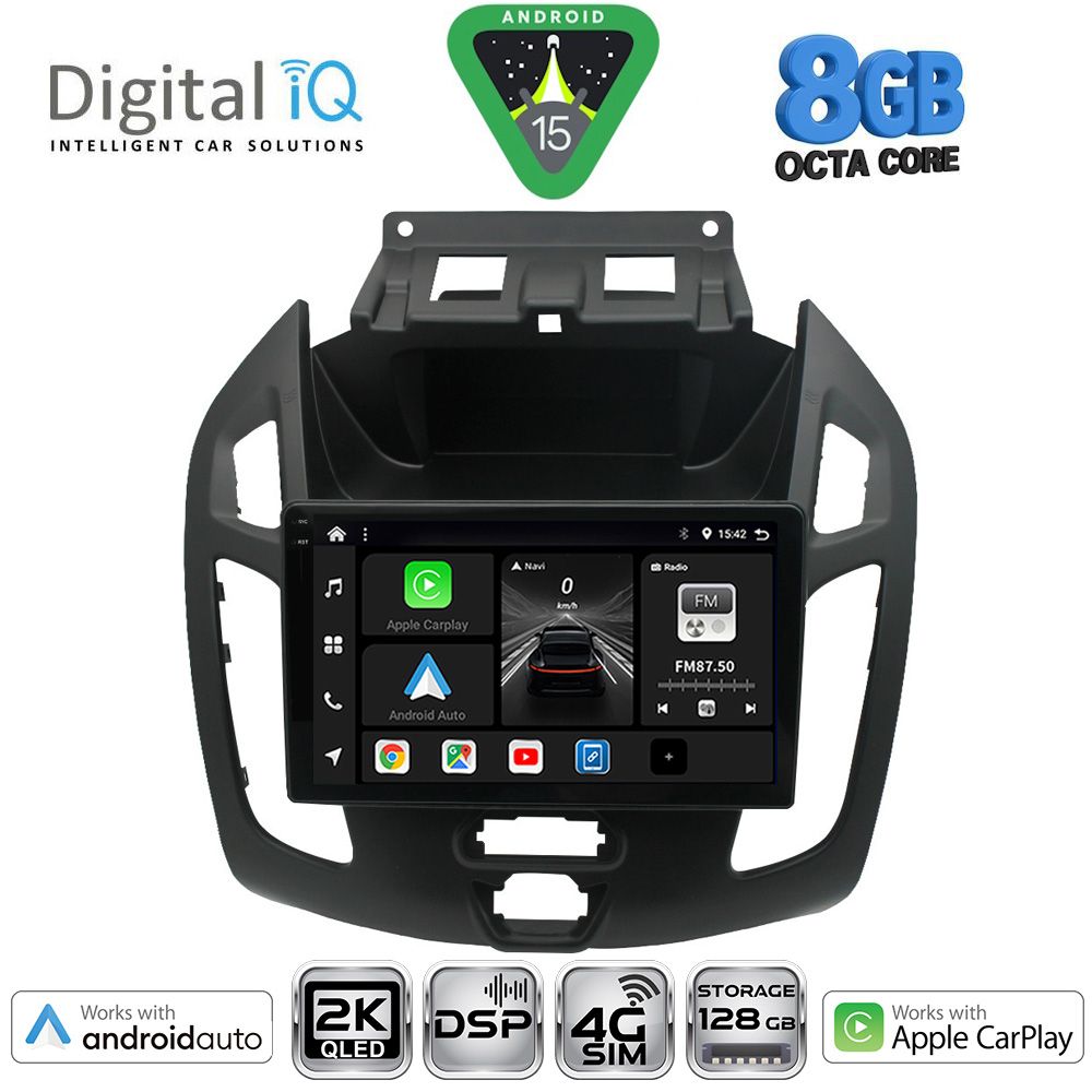 Βλησαρούλης Car Center - DIGITAL IQ BXF 11176_CPAA (9inc) MULTIMEDIA TABLET for FORD TRANSIT CONNECT mod. 2013-2018