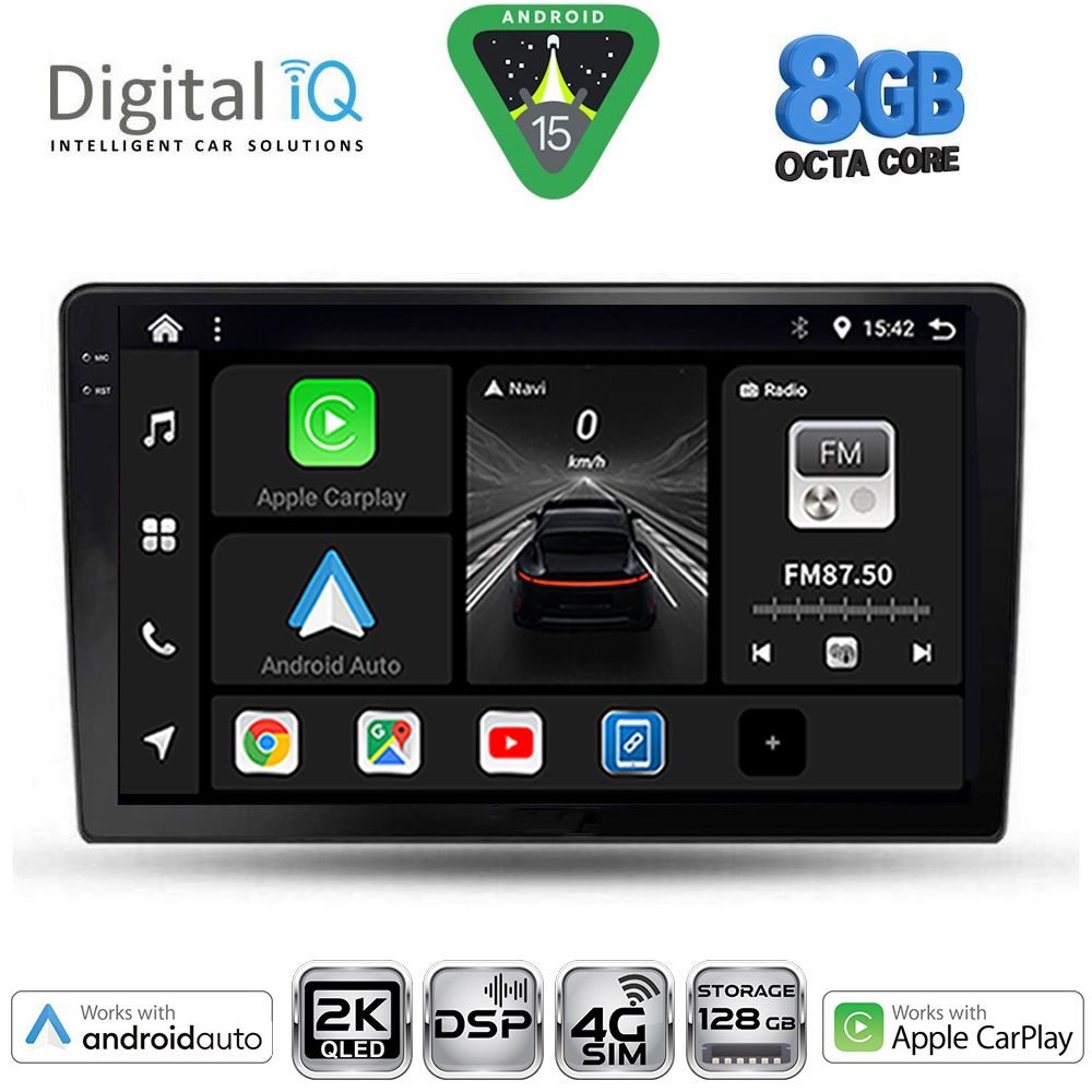 Βλησαρούλης Car Center - DIGITAL IQ BXF 11711A_CPAA (9inc) MULTIMEDIA TABLET for TOYOTA COROLLA VERSO mod. 2000-2004