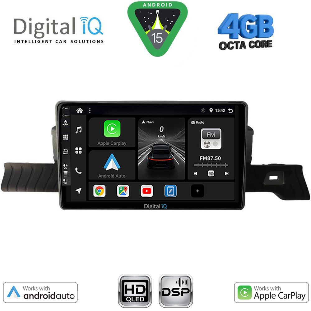 Βλησαρούλης Car Center - DIGITAL IQ BXF 6094_CPAA (9inc) MULTIMEDIA TABLET for CITROEN C3 mod. 2024-2026