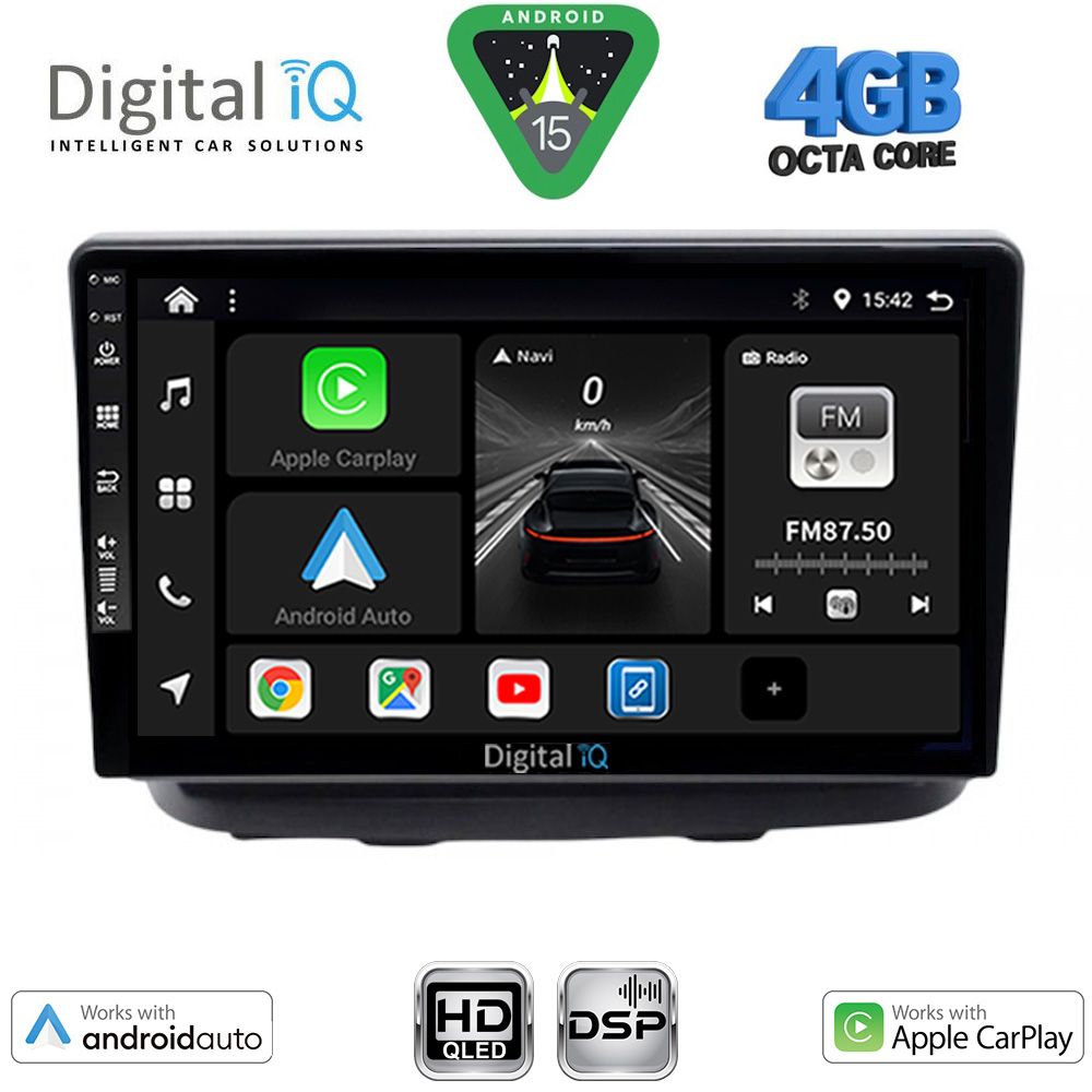 Βλησαρούλης Car Center - DIGITAL IQ BXF 6135_CPAA (10inc) MULTIMEDIA TABLET for FIAT DOBLO mod. 2002-2009
