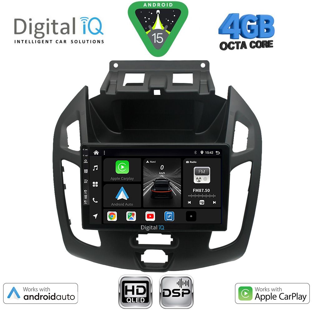 Βλησαρούλης Car Center - DIGITAL IQ BXF 6176_CPAA  (9inc) MULTIMEDIA TABLET for FORD TRANSIT CONNECT mod. 2013-2018