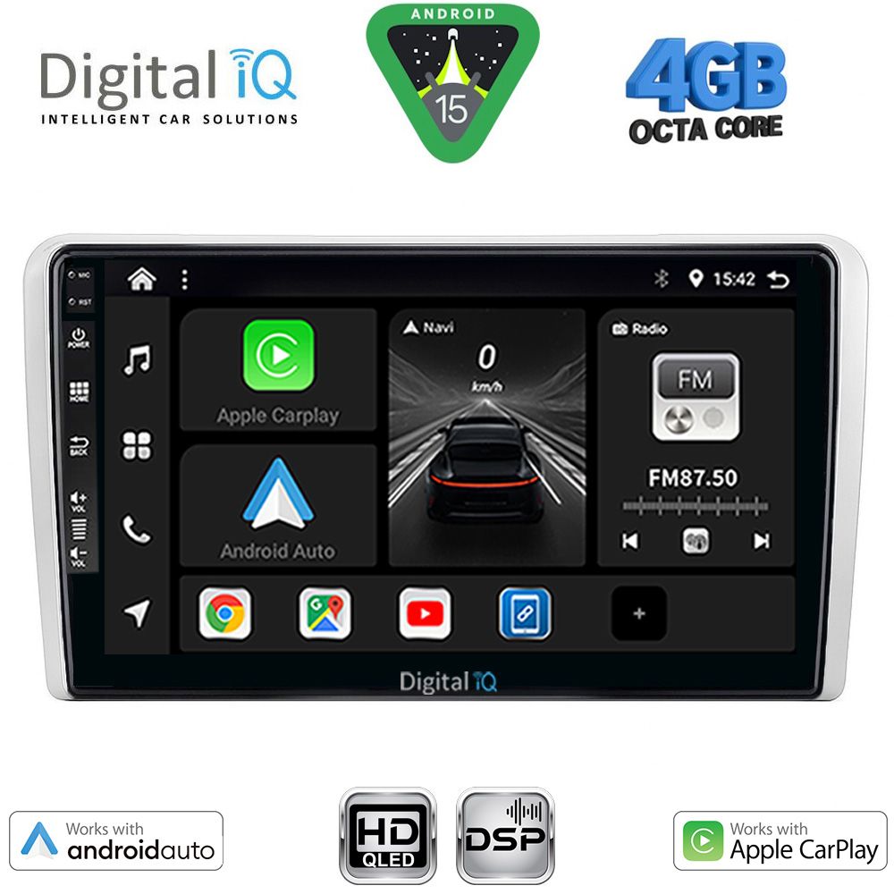 Βλησαρούλης Car Center - DIGITAL IQ BXF 6481SL_CPAA (9inc) MULTIMEDIA TABLET for OPEL ALL mod. 2004-2014 (SILVER)