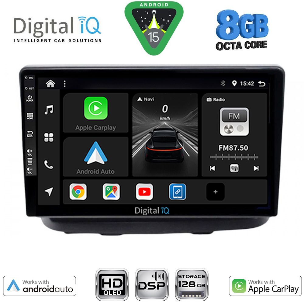 Βλησαρούλης Car Center - DIGITAL IQ BXF 7135_CPAA (10inc) MULTIMEDIA TABLET for FIAT DOBLO mod. 2002-2009
