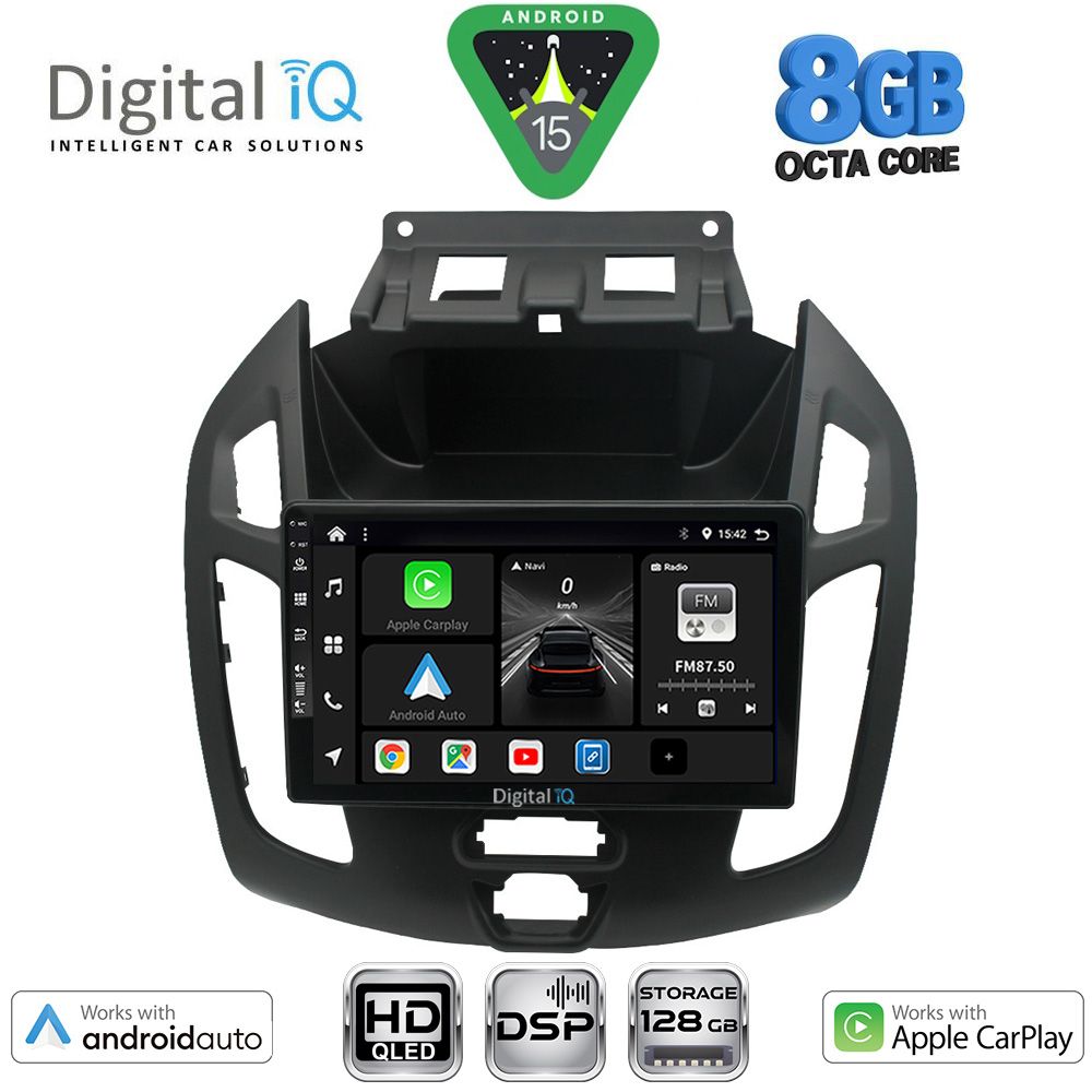 Βλησαρούλης Car Center - DIGITAL IQ BXF 7176_CPAA (9inc) MULTIMEDIA TABLET for FORD TRANSIT CONNECT mod. 2013-2018