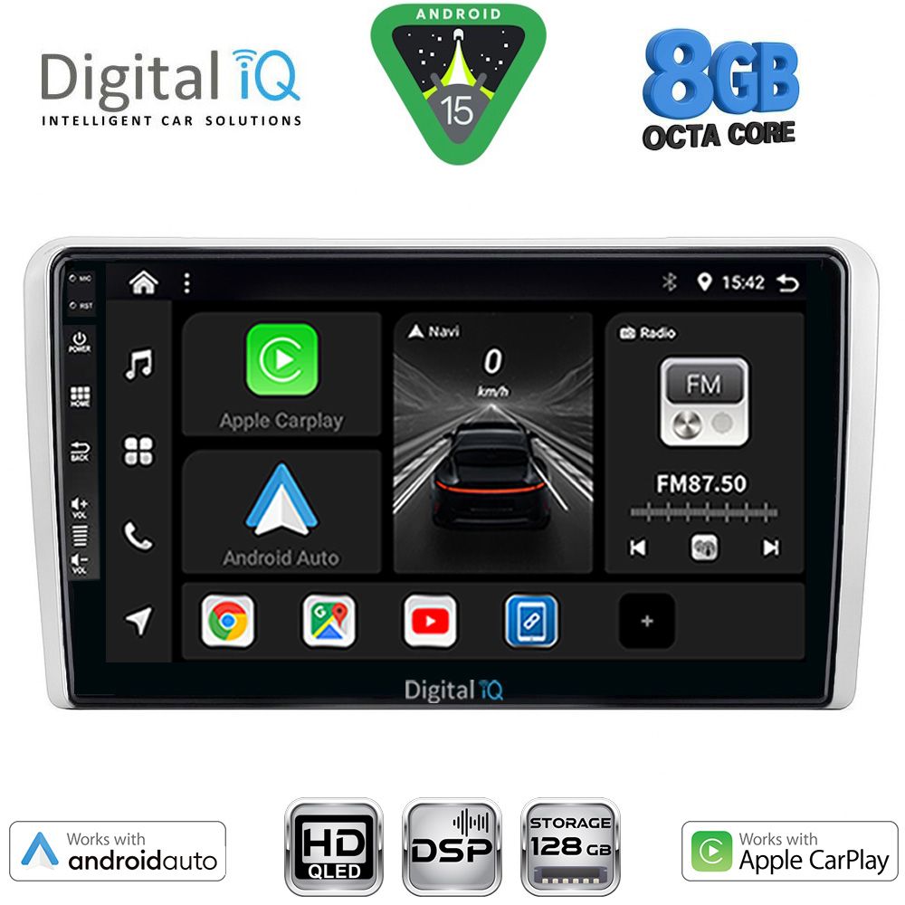 Βλησαρούλης Car Center - DIGITAL IQ BXF 7481SL_CPAA (9inc) MULTIMEDIA TABLET for OPEL ALL mod. 2004-2014 (SILVER)
