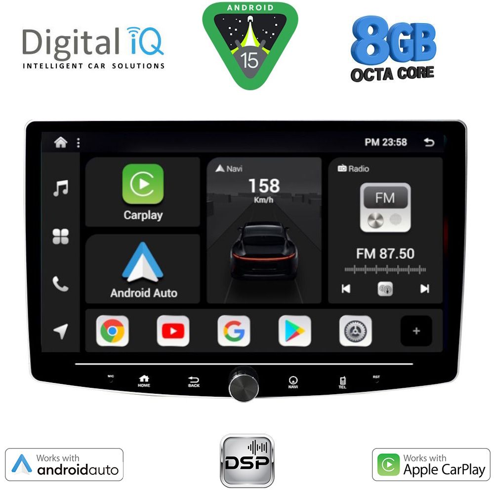 Βλησαρούλης Car Center - DIGITAL IQ BXF 7940_CPAA (10.1'' DIN) MULTIMEDIA TABLET 1DIN