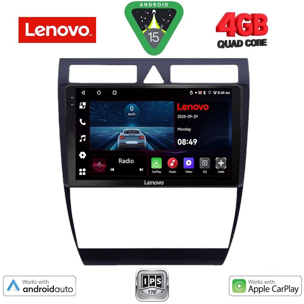 Βλησαρούλης Car Center - LENOVO LVE 8006_CPAA (9inc) MULTIMEDIA TABLET for AUDI A6 mod. 1998-2005
