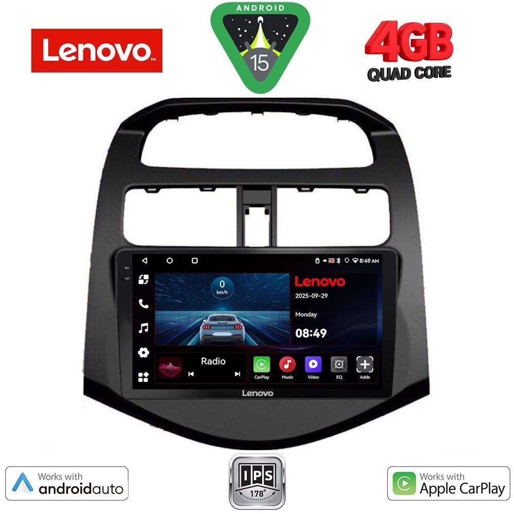 Βλησαρούλης Car Center - LENOVO LVE 8078_CPAA (9inc) MULTIMEDIA TABLET for CHEVROLET SPARK mod. 2009-2015