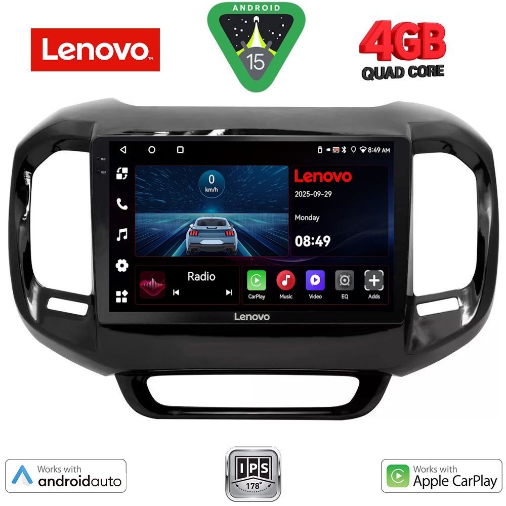 Βλησαρούλης Car Center - LENOVO LVE 8127_CPAA (9inc) MULTIMEDIA TABLET for FIAT TORO mod. 2017>