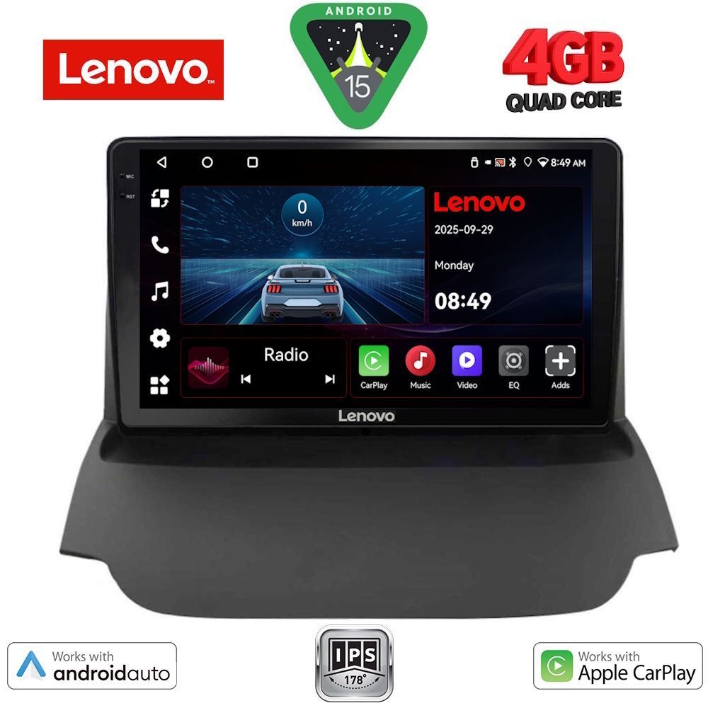 Βλησαρούλης Car Center - LENOVO LVE 8150_CPAA (9inc) MULTIMEDIA TABLET for FORD ECOSPORT  mod. 2012-2018