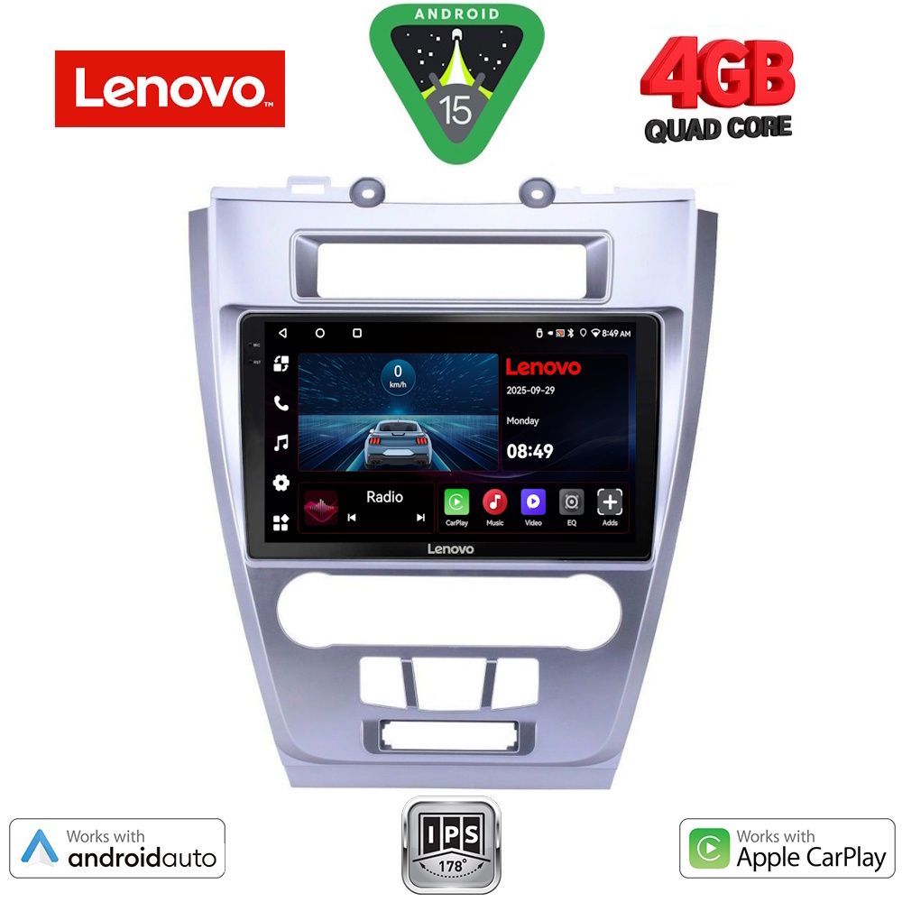 Βλησαρούλης Car Center - LENOVO LVE 8159_CPAA (10inc) MULTIMEDIA TABLET for FORD FUSION mod. 2012-2017