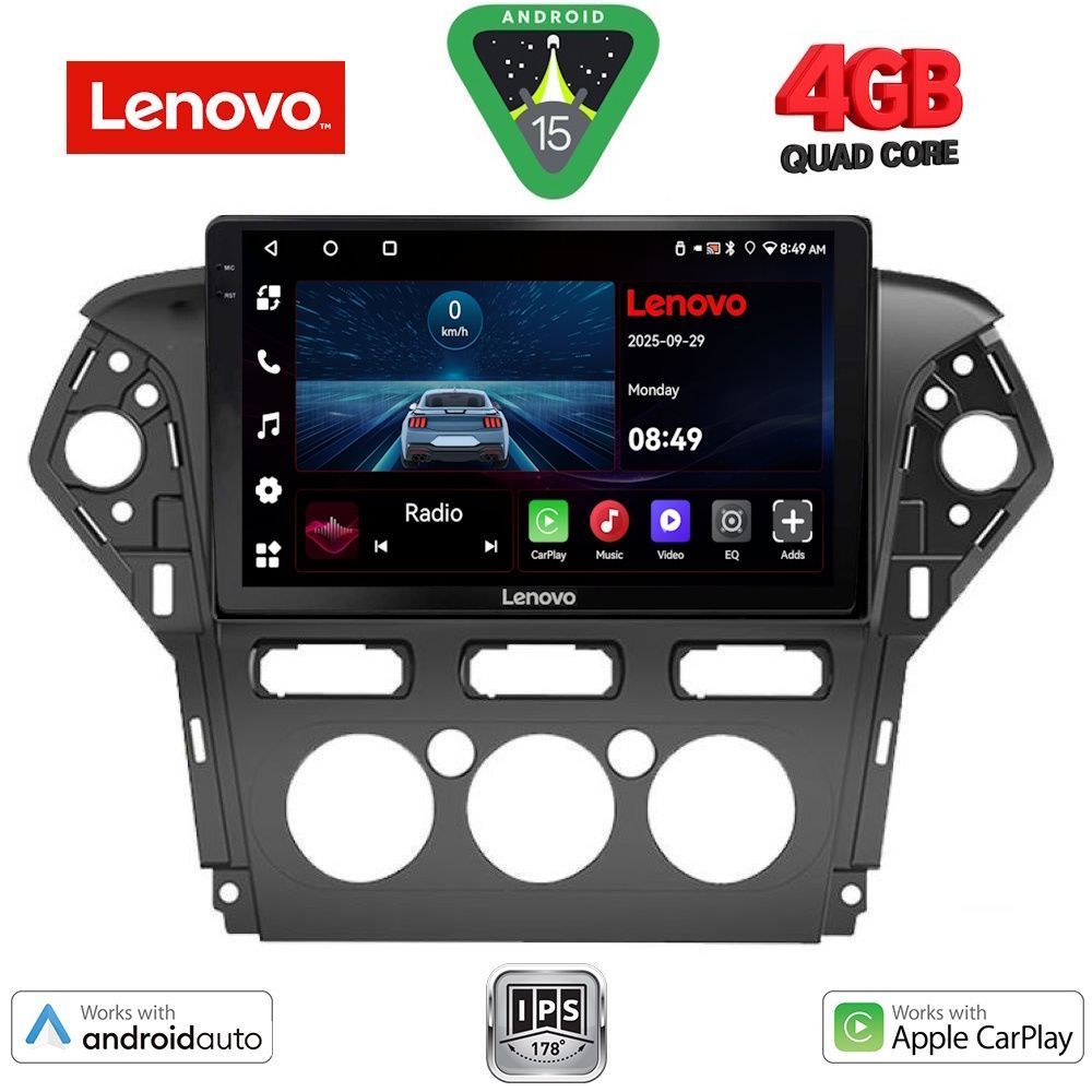 Βλησαρούλης Car Center - LENOVO LVE 8163_CPAA A/C (10inc) MULTIMEDIA TABLET for FORD MONDEO mod. 2011-2013