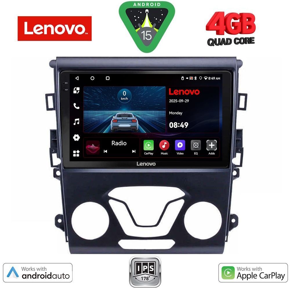 Βλησαρούλης Car Center - LENOVO LVE 8164_CPAA A/C (9inc) MULTIMEDIA TABLET for FORD MONDEO mod. 2014>