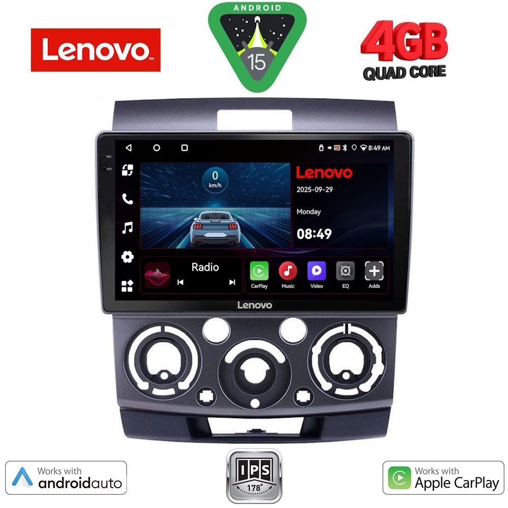 Βλησαρούλης Car Center - LENOVO LVE 8170_CPAA (9inc) MULTIMEDIA TABLET for FORD RANGER | MAZDA BT50 mod. 2006-2011