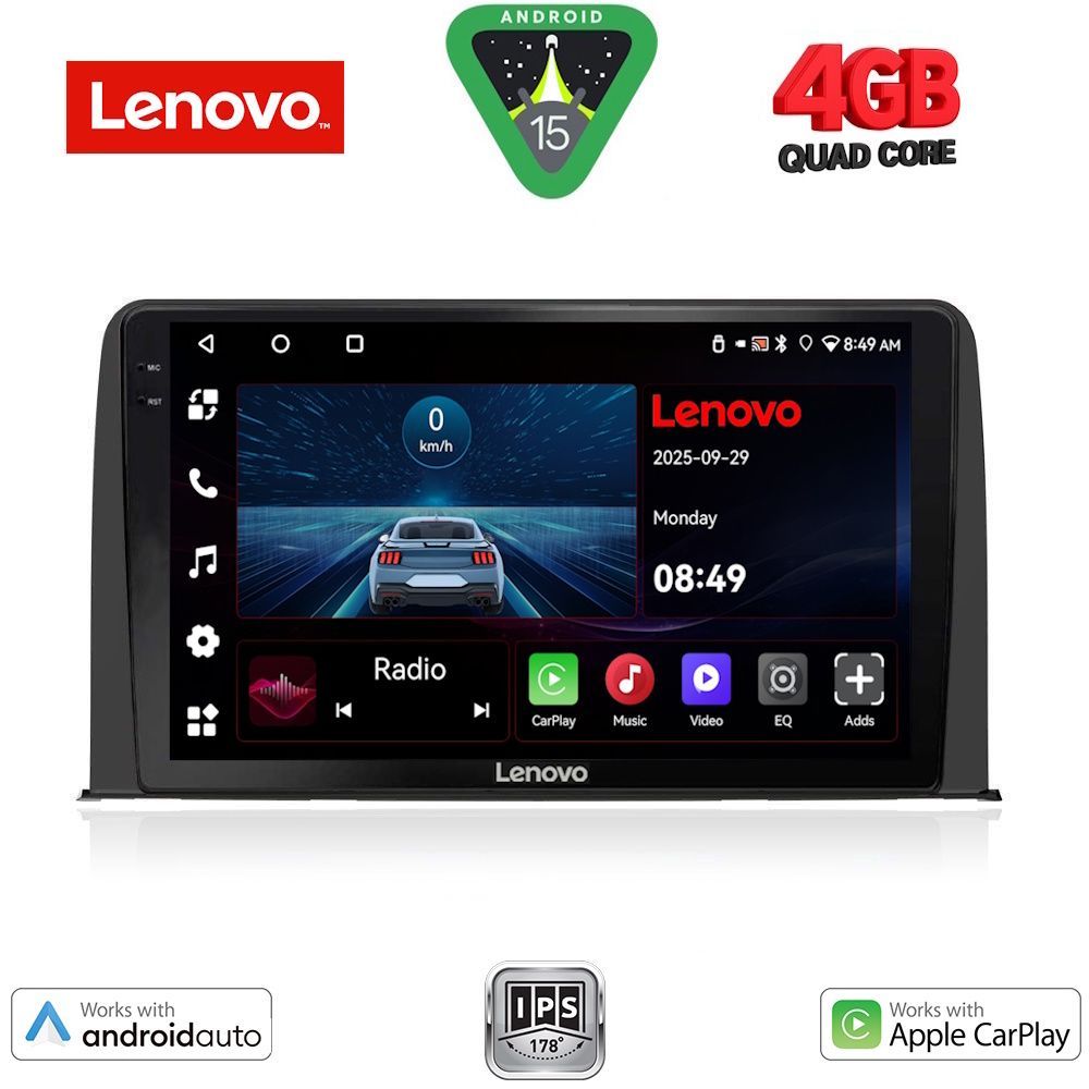 Βλησαρούλης Car Center - LENOVO LVE 8199_CPAA (10inc) MULTIMEDIA TABLET for HONDA CRV mod. 2017-2023