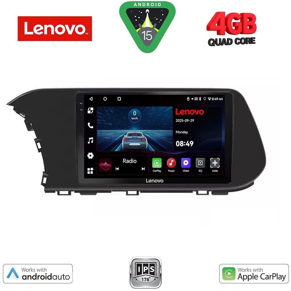 Βλησαρούλης Car Center - LENOVO LVE 8220_CPAA CLIMA (10inc) MULTIMEDIA TABLET for HYUNDAI i20 - BAYON mod. 2021-2026