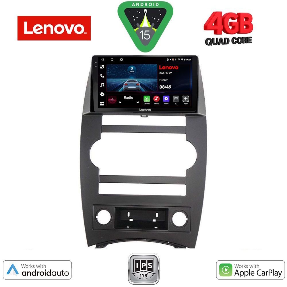 Βλησαρούλης Car Center - LENOVO LVE 8274_CPAA (9inc) MULTIMEDIA TABLET for JEEP COMMANDER mod. 2007-2009